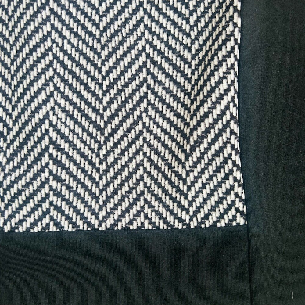 Michael Kors Dress Womens Size 10 Black White Herringbone Shift Sleeveless - Picture 6 of 8